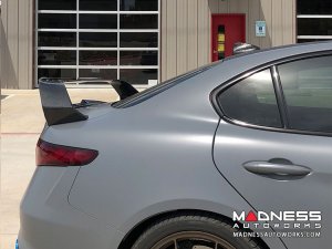 Alfa Romeo Giulia Trunk Spoiler - Carbon Fiber - GTam Style - Feroce Carbon - Forged Carbon